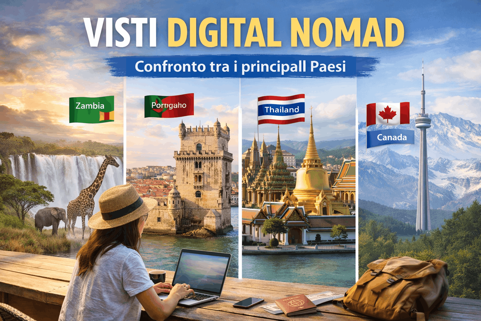 Visti digital nomad: confronto tra i principali Paesi e requisiti aggiornati (2026)